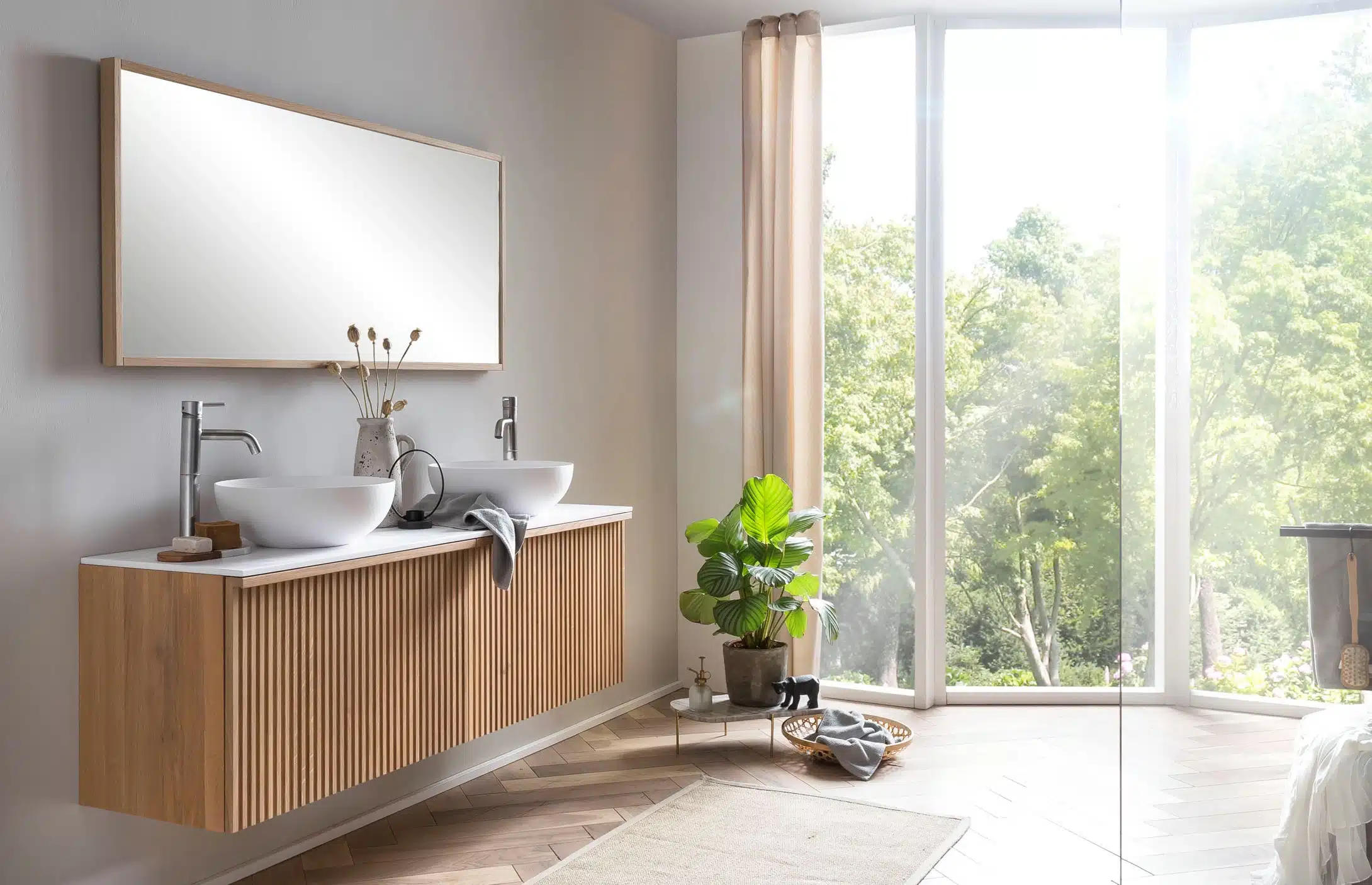 Badmöbel Eiche: Zeitlose Eleganz und Funktionalität für Ihr Badezimmer